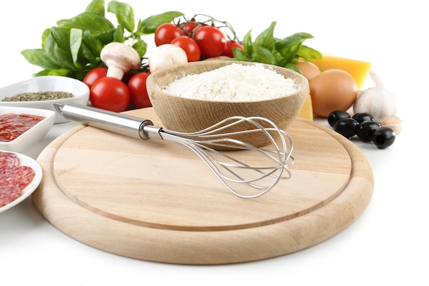 Chef preparing a rustic dish